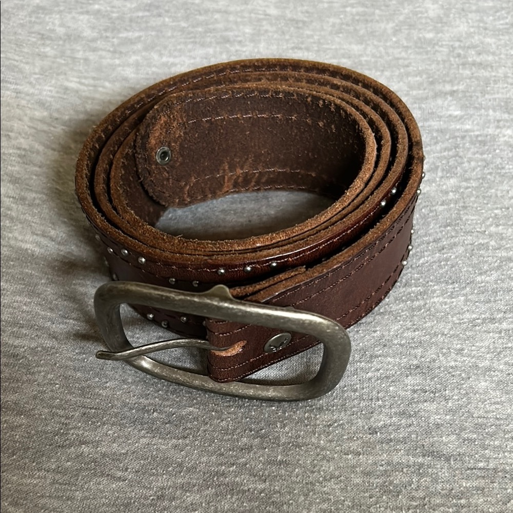 Brown Leather Belt